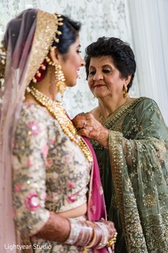 Maharani and family prior to the ceremony Maharani and family prior to the ceremony