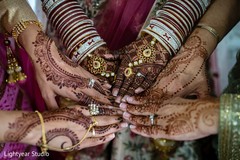 Maharanis with their mehndi Maharanis with their mehndi