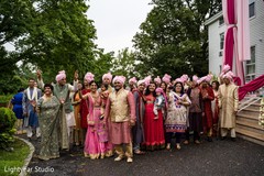 Guests during the lovely baraat Guests during the lovely baraat