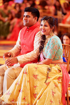 Tender Indian bride and groom. Tender Indian bride and groom.