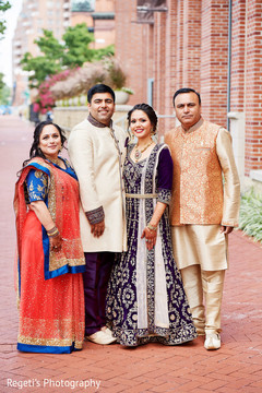 Indian wedding family potrait. Indian wedding family potrait.