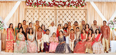 Big Indian family portrait. Big Indian family portrait.