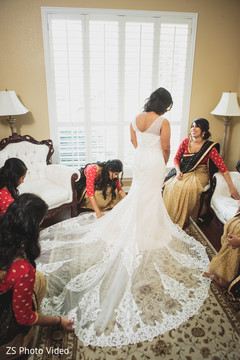 Charming Indian bride getting ready. Charming Indian bride getting ready.