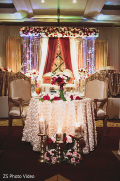 Romantic sweetheart table. Romantic sweetheart table.