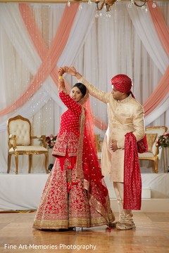 Bride and groom having a dance Bride and groom having a dance