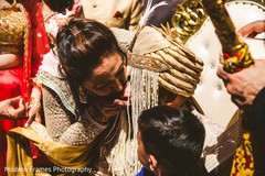 Indian groom at his Dwar Puja ritual. Indian groom at his Dwar Puja ritual.