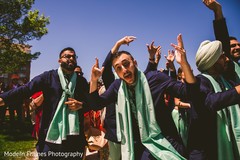 Indian groomsmen at baraat dance capture. Indian groomsmen at baraat dance capture.