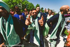 Incredible Indian groomsmen baraat procession performance. Incredible Indian groomsmen baraat procession performance.