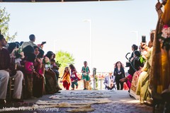Indian Flower Girls walking into ceremony. Indian Flower Girls walking into ceremony.