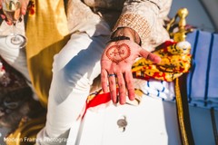 Lovely Indian groom's mehndi art. Lovely Indian groom's mehndi art.