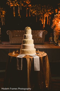 Elegant Indian wedding cake decor. Elegant Indian wedding cake decor.