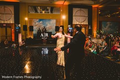 Lovely Indian relatives reception dance. Lovely Indian relatives reception dance.