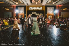 Lovely Indian couple at reception choreography. Lovely Indian couple at reception choreography.