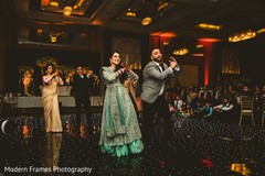 Gleeful indian wedding reception dance performance Gleeful indian wedding reception dance performance