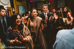 Upbeat Indian wedding reception dance capture. Upbeat Indian wedding reception dance capture.