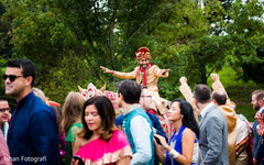 Enchanting Indian groom on his baraat horse. Enchanting Indian groom on his baraat horse.