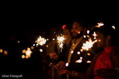 Indian wedding reception fireworks. Indian wedding reception fireworks.