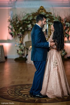 Maharani and groom having their first dance Maharani and groom having their first dance