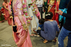Indian groom at Joota Chupai ritual. Indian groom at Joota Chupai ritual.