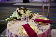 Elegant indian wedding table for bride and groom. Elegant indian wedding table for bride and groom.