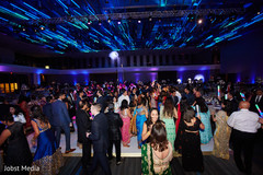 Upbeat indian wedding reception celebration. Upbeat indian wedding reception celebration.