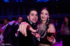 Indian couple rocking the dance floor. Indian couple rocking the dance floor.