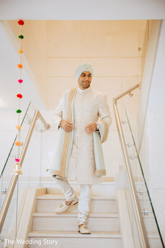 Charming Indian groom ready for his big day. Charming Indian groom ready for his big day.