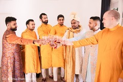 Indian groom having cheers with Indian groomsmen capture. Indian groom having cheers with Indian groomsmen capture.