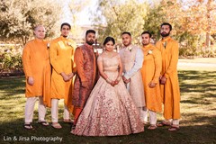 Lovely Maharani with groomsmen and best men. Lovely Maharani with groomsmen and best men.