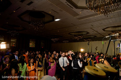 Indian wedding guests during the reception Indian wedding guests during the reception