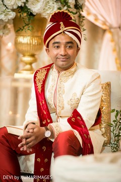 Indian groom waiting for the Maharani Indian groom waiting for the Maharani