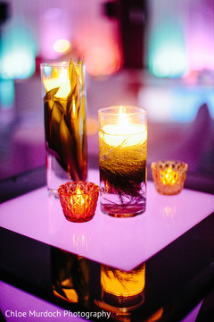 Elegant Indian wedding candle decorations. Elegant Indian wedding candle decorations.