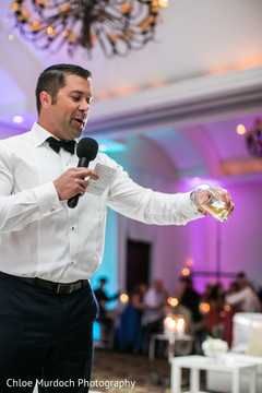 Indian wedding guest speech moment. Indian wedding guest speech moment.