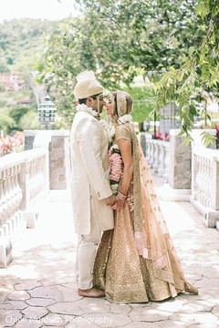 Tender Indian bride and groom shot. Tender Indian bride and groom shot.