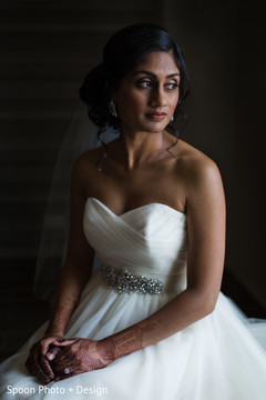 Romantic Indian bride portrait. Romantic Indian bride portrait.