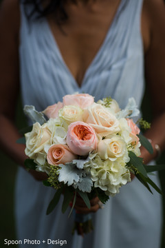 Bridesmaid's sweet floral bouquet. Bridesmaid's sweet floral bouquet.