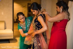 Dazzling Indian bridal lehenga. Dazzling Indian bridal lehenga.