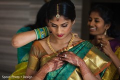 Stunning bride ready for her ceremony. Stunning bride ready for her ceremony.
