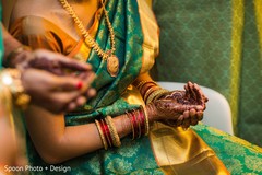 South Indian bride pre-wedding ritual South Indian bride pre-wedding ritual