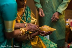 South Indian bride wedding ritual. South Indian bride wedding ritual.