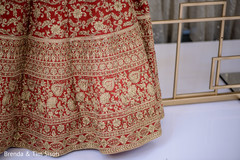 Indian bridal lehenga embroidery close up capture. Indian bridal lehenga embroidery close up capture.