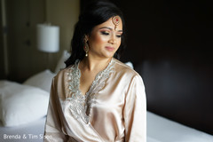 Dazzling indian bride with her ceremony makeup. Dazzling indian bride with her ceremony makeup.
