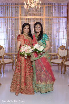 Glowing indian bride with relative capture. Glowing indian bride with relative capture.