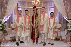 Charming Indian groom and groomsmen capture. Charming Indian groom and groomsmen capture.