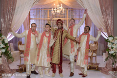 Fun Indian groom and groomsmen capture. Fun Indian groom and groomsmen capture.