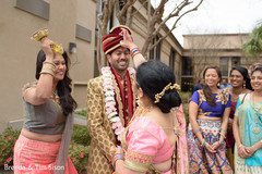 Indian groom at his baraat celebration. Indian groom at his baraat celebration.