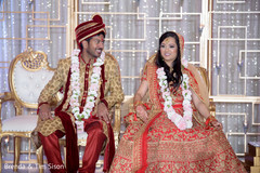 Enchanting indian lovebirds during ceremony. Enchanting indian lovebirds during ceremony.