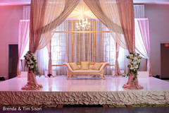 Incredible Indian wedding reception stage decor. Incredible Indian wedding reception stage decor.