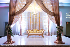 Wonderful Indian wedding reception stage decor. Wonderful Indian wedding reception stage decor.