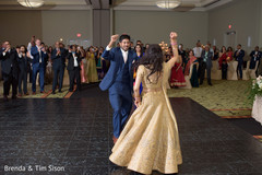 Lovely indian bride and groom's dance. Lovely indian bride and groom's dance.